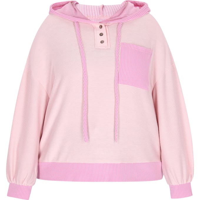 Mymo Plussize sweatshirt vrouwen roze