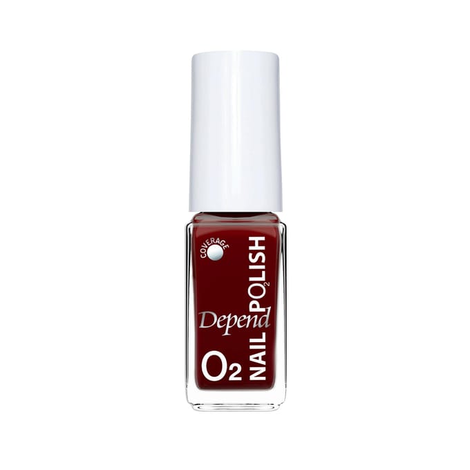 Dependcosmetics | O2 | Nagellak | zuurstofdoorlatend | Bordeaux | 820 | 5ml