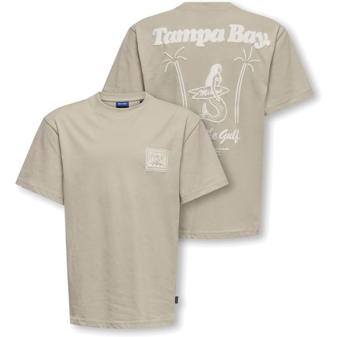 Only & Sons Milo Sketch Life Relax T-shirt Junior - Maat 146/152