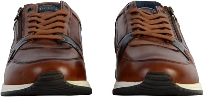 Ludic leren sneakers