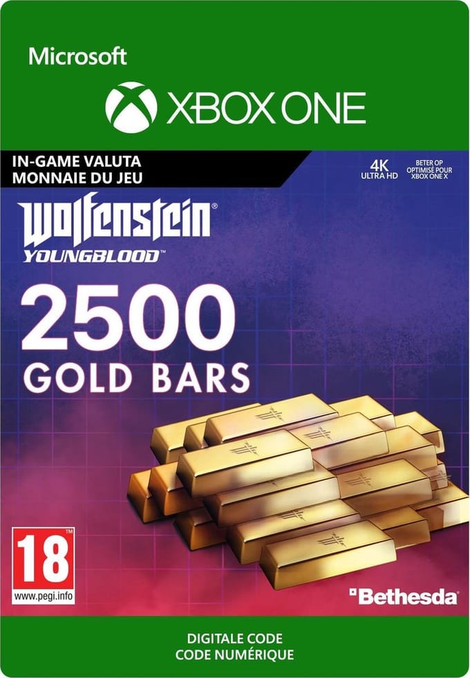 Wolfenstein: Youngblood: 2500 Gold Bars - Xbox One - Currency