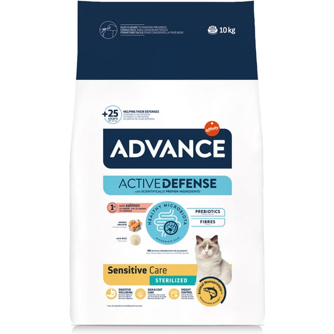 Advance - Sterilized Sensitive - Salmon - Kattenvoer - 10 kg