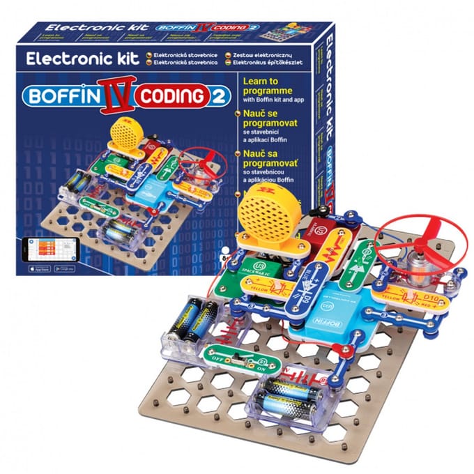 BOFFIN Elektrokit Coderen - Educatief speelgoed voor 8+ jaar - 40 onderdelen