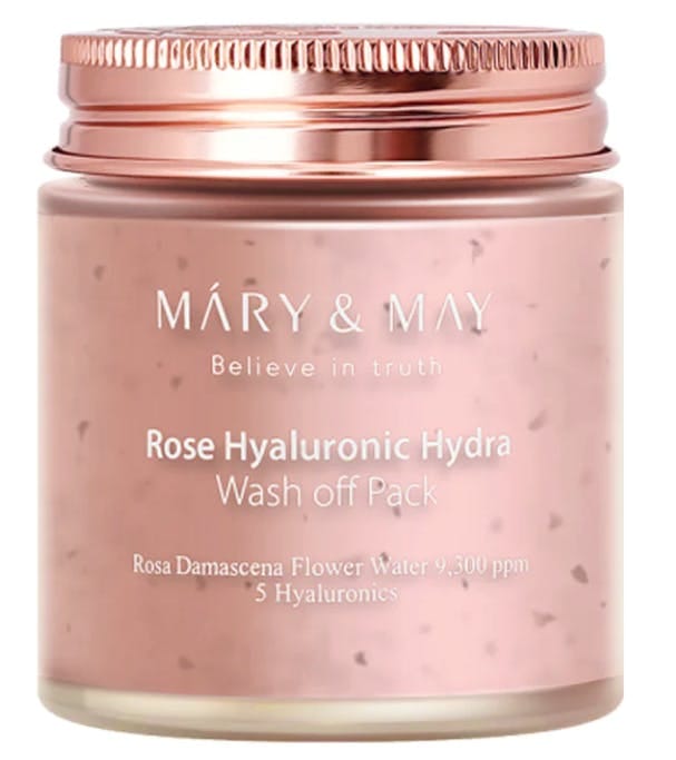 Mary & May Mary &amp; May Rose Hyaluronic Hydra Wash Off Pack 125 g
