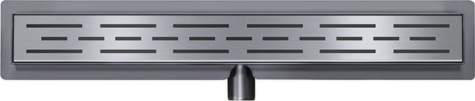 3e Generatie Douchegoot 80x7cm 40mm Met RVS Sifon En Filter RVS Gunmetal
