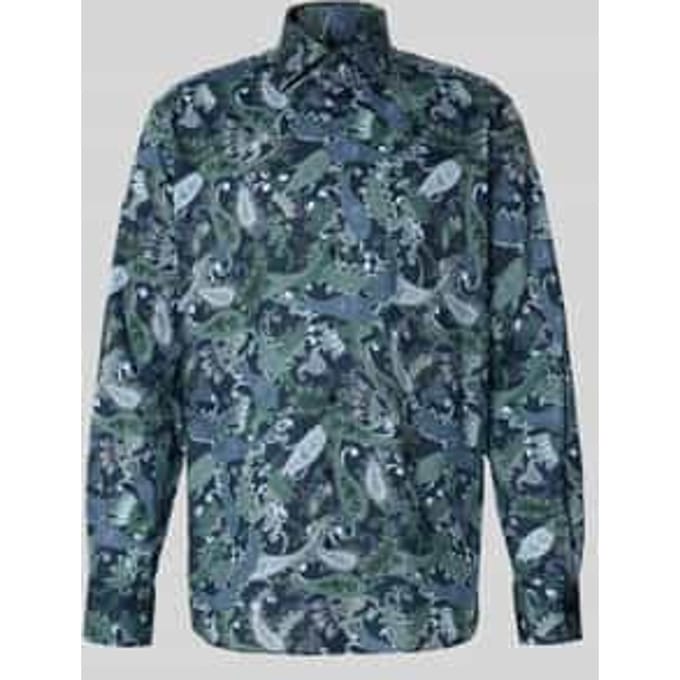 Modern fit zakelijk overhemd met knoopsluiting