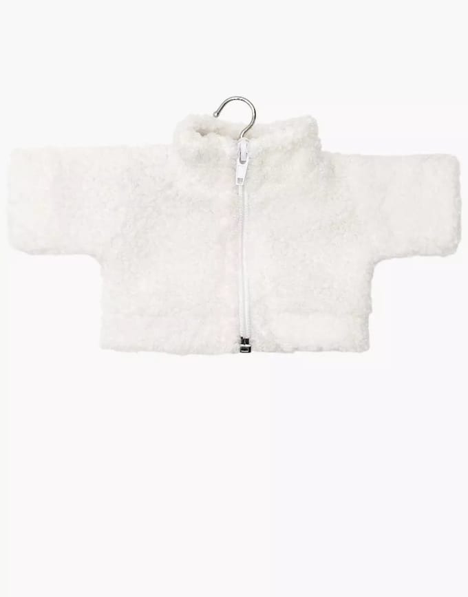 Minikane Gordi Poppenkleding Witte Terry Jas 34 cm