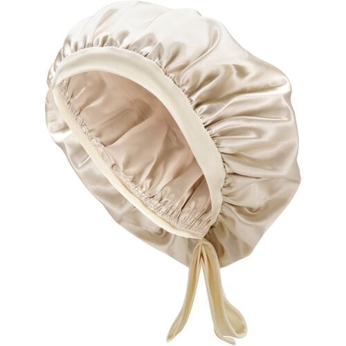 LIVARNO Bonnet of zijden kussensloop (Crème)
