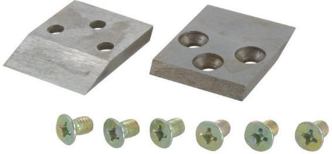 Excellent Reservemessen - 5 x 6 x 2 CM - 2 Stuks - Voor de Hoeftang - Mesjes