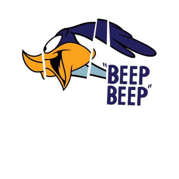 Looney Tunes Road Runner Beep Beep Trui - Wit - M