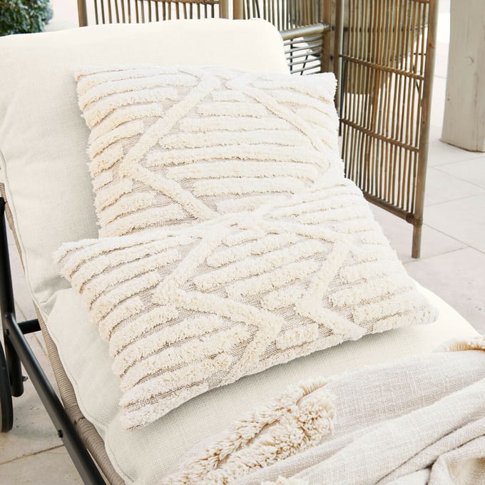 LOBERON Kussenhoes set van 2 Nolivette beige