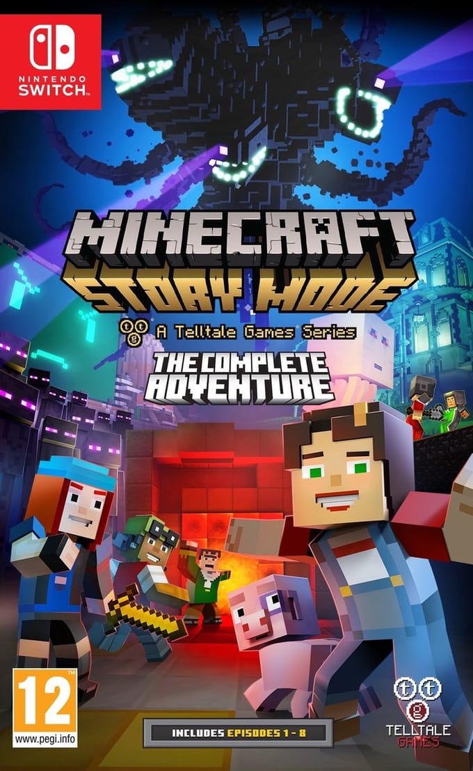 Dailygoods- Minecraft Story Mode - Complete Avontuur - Switch - Telltale Game - Digitale Videogame - Avontuurlijke Gameplay