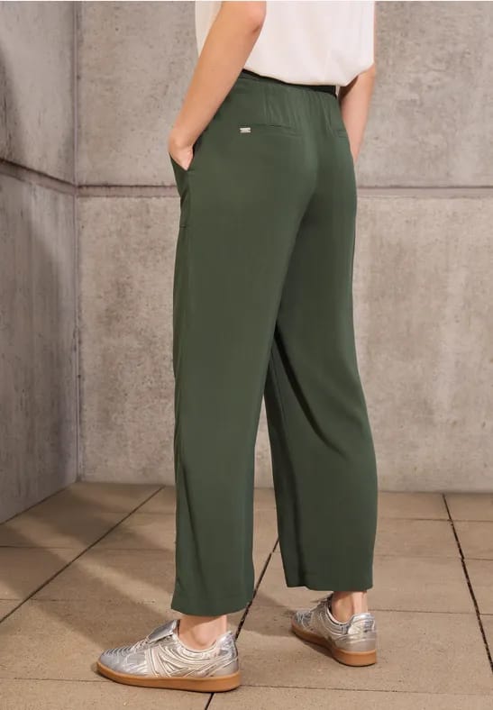 Culottes in effen kleur