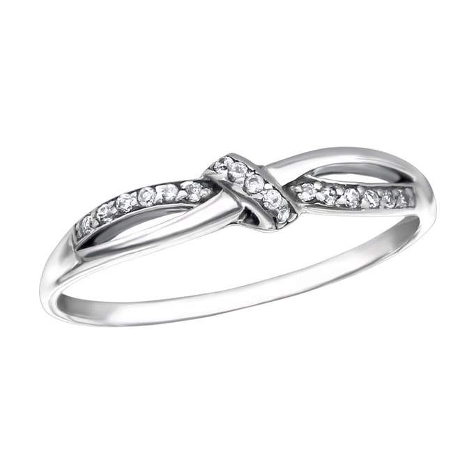 Knoop zilveren ring SD28617 | Ringmaat 16,25