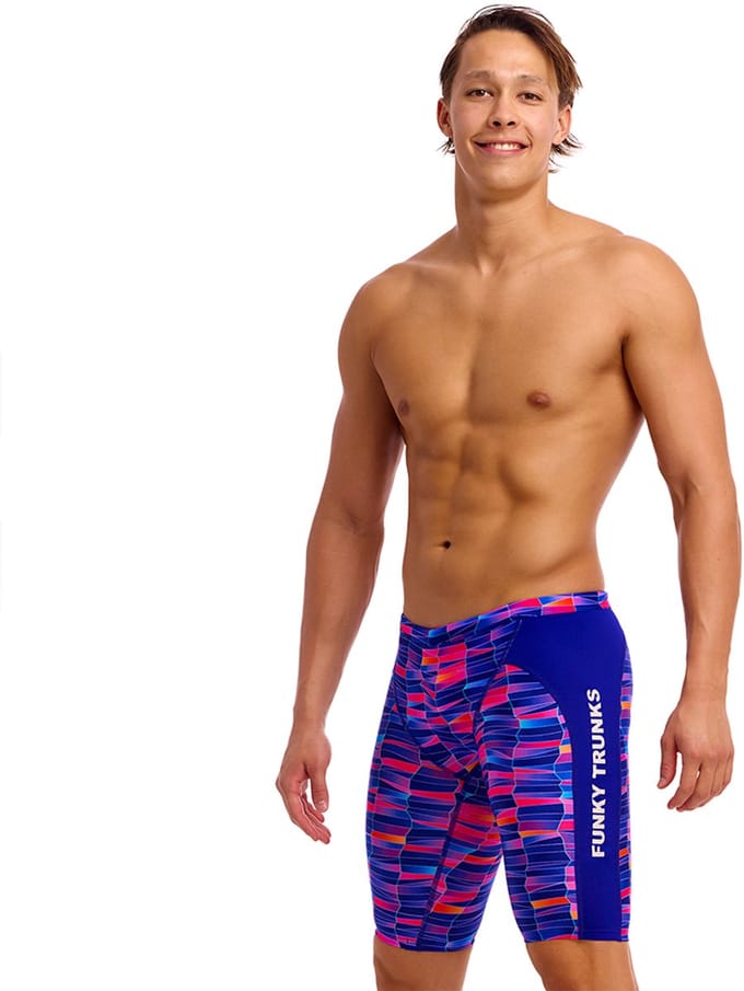 Funky Trunks Fts003m72222 Training Jammer Blauw AUS 34 Man