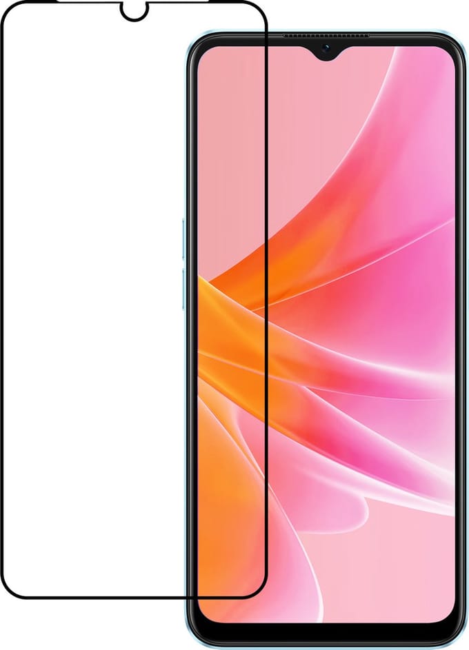 Screenprotector - Geschikt voor OPPO A57 - Full Cover - Gehard Glas - Beschermglas - Tempered Glass - Screen Protector