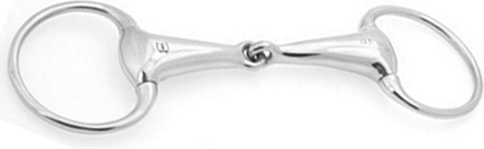 Imperial Riding Bustrens Enkel Gebroken RVS 24 mm . - 14,5