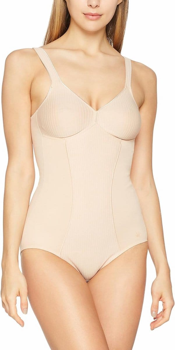 Comfortabele Shapewear Body voor Dames met Katoen en Smoothing Effect
