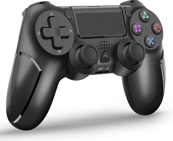 Smartify Controller V2 - Geschikt voor PS4 - Draadloos - Zwart