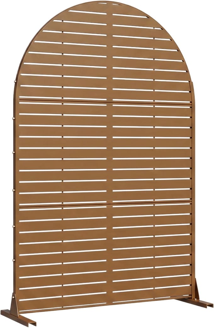 Tuinscherm Nodepp privacyscherm 180x120x40 cm bruin casa.pro