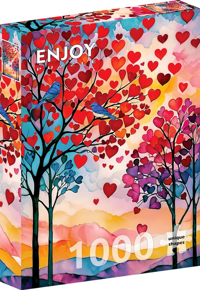 Enjoy Puzzle Bluebirds in Love (1000).