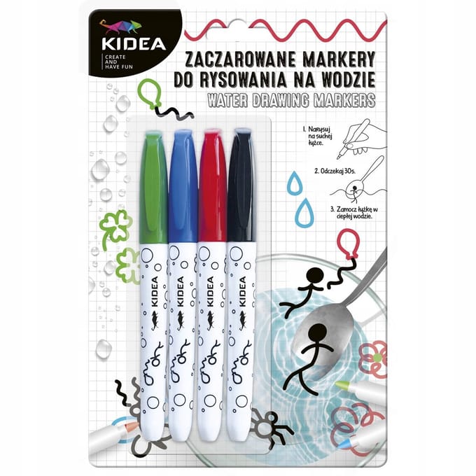 Magische Watten Markers - Kidea - 4 Kleuren