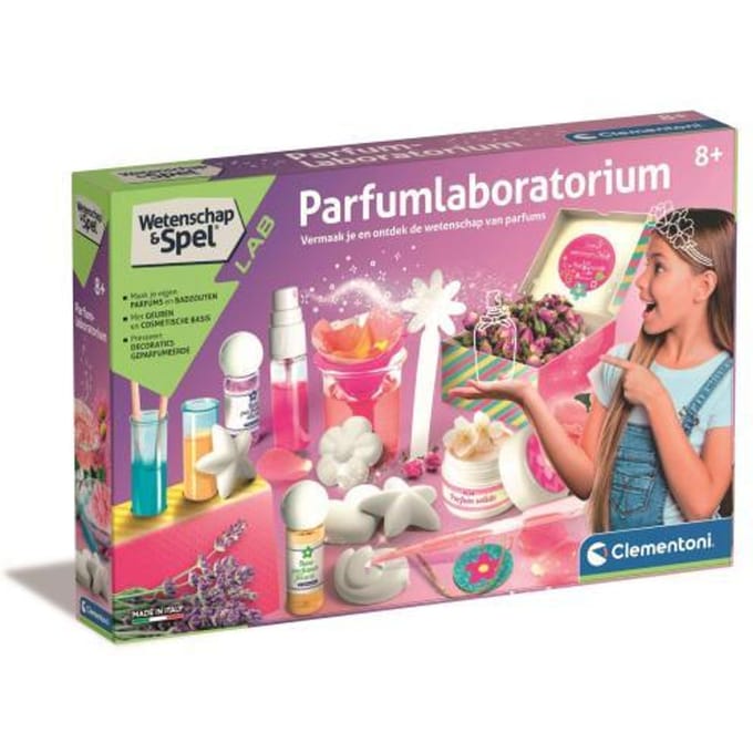 Clementoni Wetenschap en Spel - Parfumlaboratorium - Experimenteerdoos - Kinderparfum - 8+ Jaar