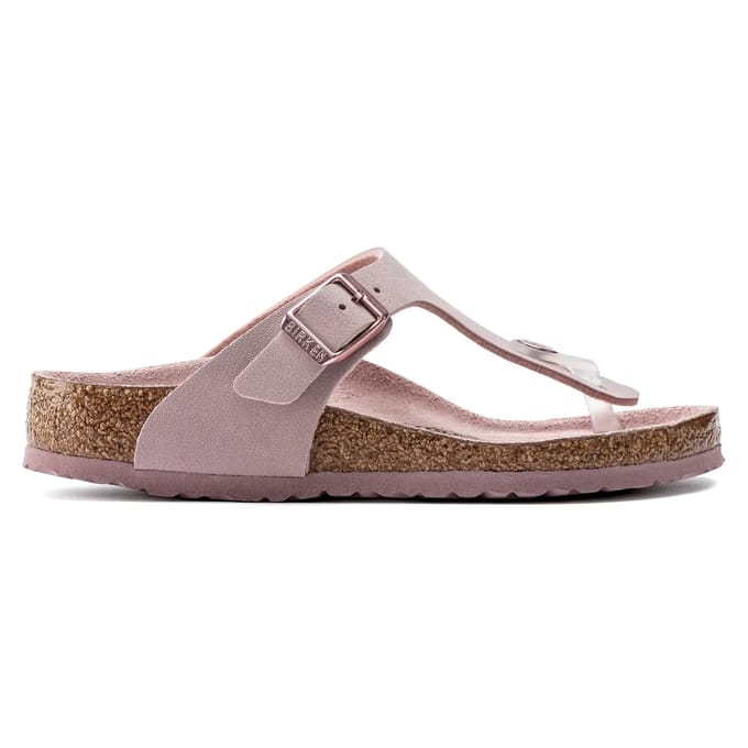 Nubuckleren sandalen voor jongens Birkenstock Gizeh Birko-Flor