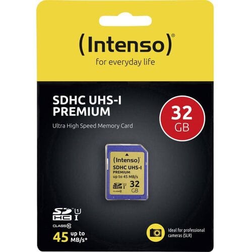 (Intenso) SDHC kaart UHS-1 Premium - 32GB - Class 10 (3421480)