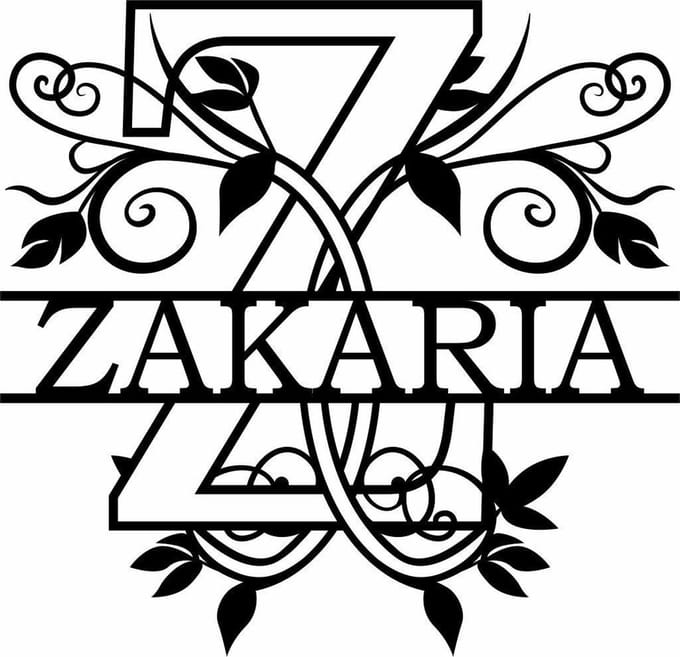 Wanddecoratie | Gepersonaliseerde letters A t/m Z - M (20cm)