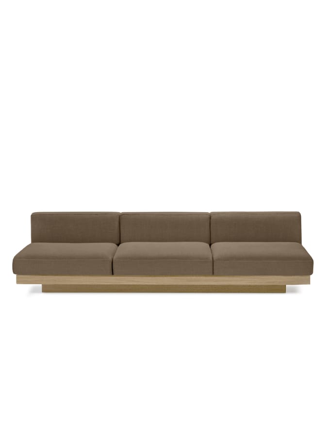 Serax Rudolph Teak Outdoor 3-zitsbank - camel