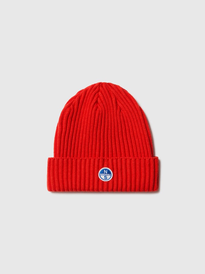 North Sails Muts Breed ribbreisel met logopatch