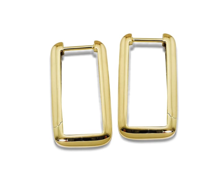Jwls4u Oorbellen Eclipse Goldplated JE033G