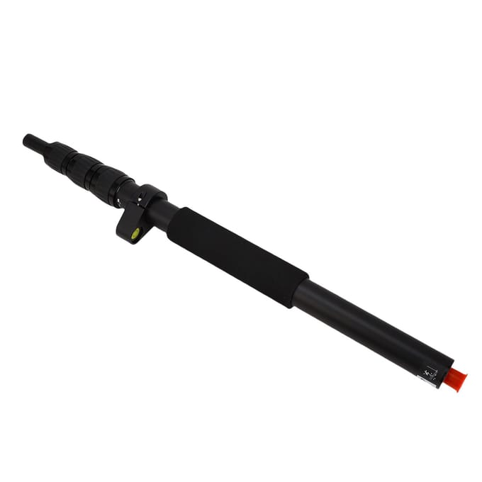 Telescopische GPS Rover Stang Aluminiumlegering Nauwkeurige Libel Stabiele Structuur 1.5m Landmeten RTK black