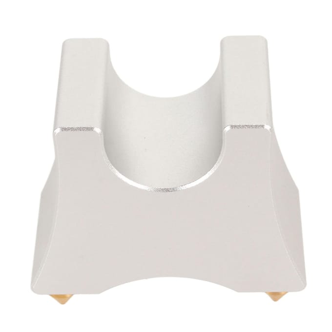 Support de chemin de câbles Hi-Fi à pointes multifonction en alliage d'aluminium, serre-câbles Hi-Fi, support de câbles, alimentation argenté