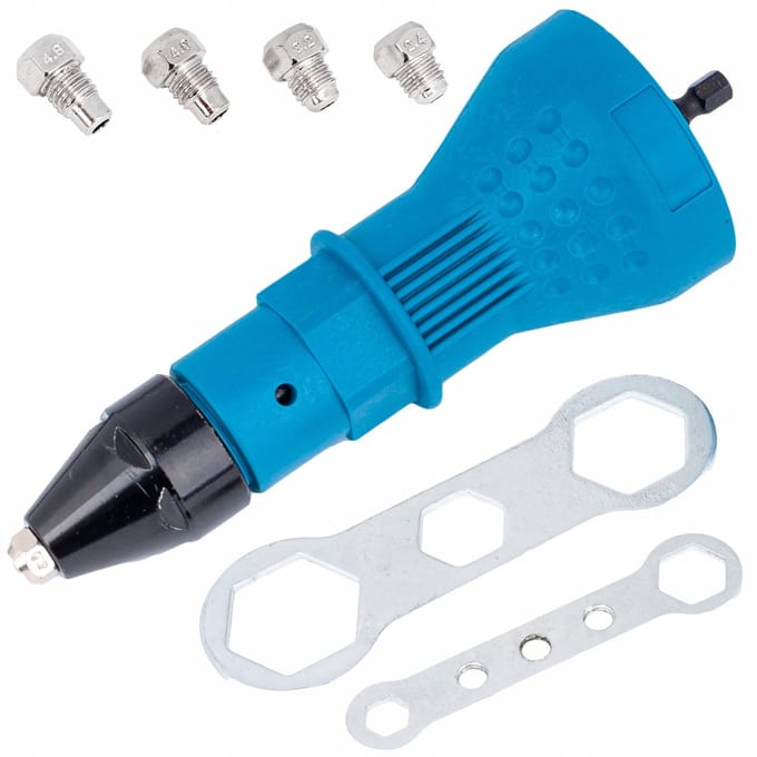 Adapter voor Nietpistool op Accuboormachine - 2.4-4.8mm