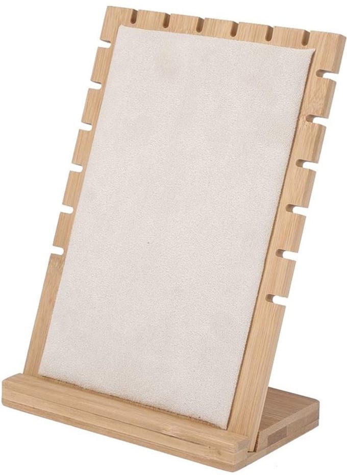 Allecto - Houten Sieraden Organizer - -vriendelijk - Beige