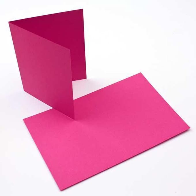 Kaarten Roze 14x10,8cm (50 stuks)