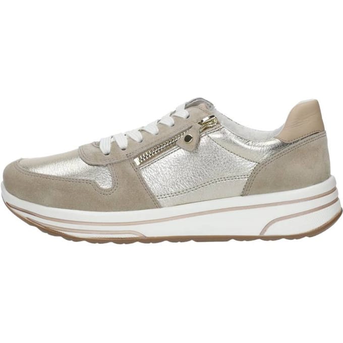 Ara Sapporo 2.0 Veterschoenen Laag - Beige - Maat 36