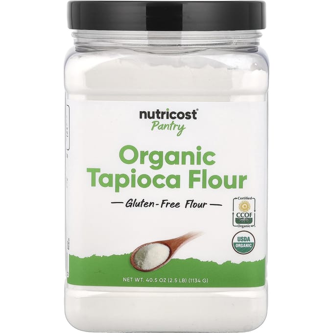 Nutricost, Garde-manger, Farine de tapioca biologique, 40,5 oz (1,134 g)
