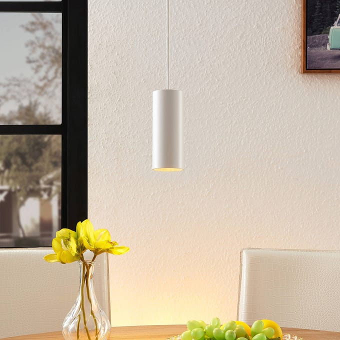 Arcchio - hanglamp - 1licht - Aluminium - H: 15 cm - GU10 - wit