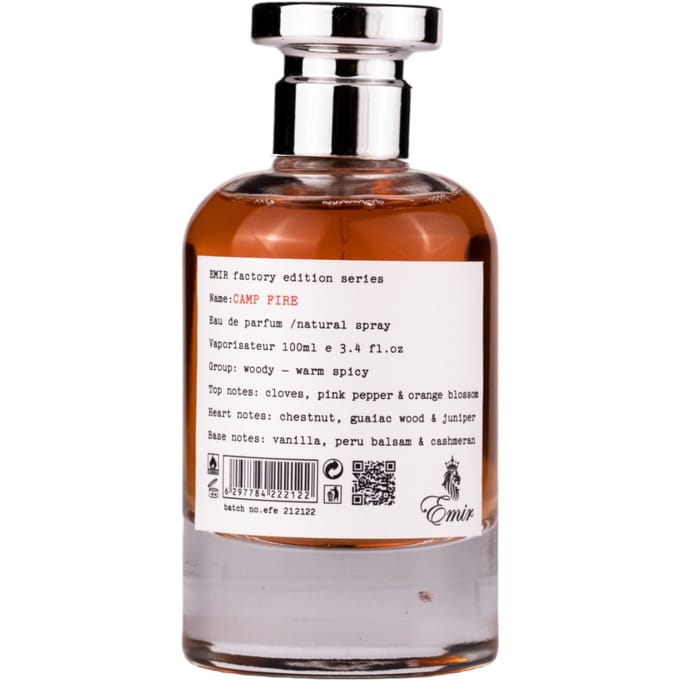 Emir, Camp Fire Factory Edition, Eau de parfum, unisex, 100 ml