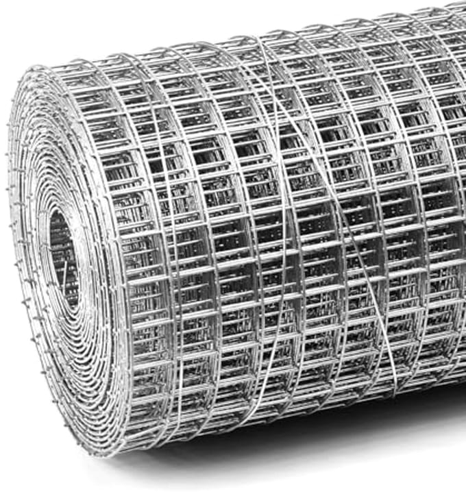 Gegalvaniseerde Draadmesh Rol 8" x 10" voor Kippenhok en Tuin