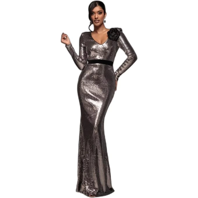 Maxi Jurk met Corselet Dames Goddiva