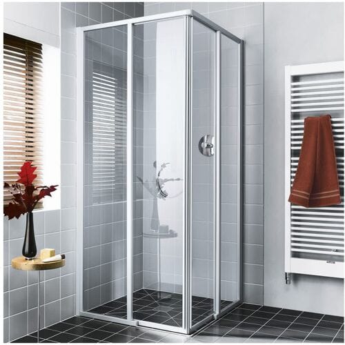 Kermi Ibiza 2000 corner entry 2-piece floor free sliding door, half part 90 cm right IME2R090201AK