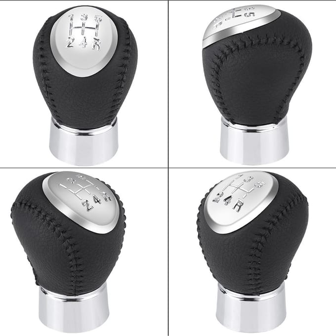 Auto Auto 5 Versnellingen Versnellingspookknop Kop voor Mazda 3 5 6 323 626 RX8 white