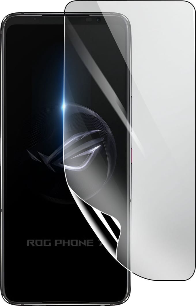3mk, Geschikt voor Asus Rog Phone 7, Schokbestendige Hydrogel Screenprotector, Transparant
