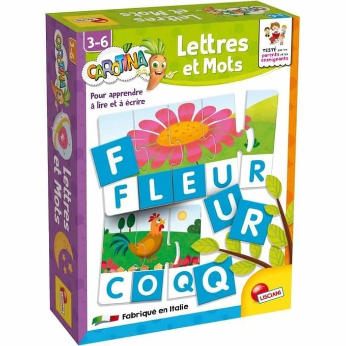 Lisciani - Carotina - letters et mots - Fr