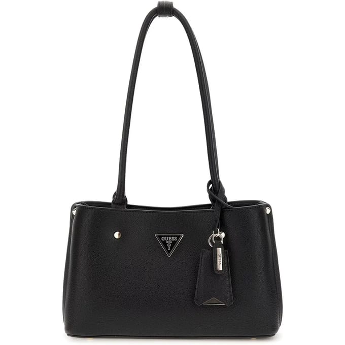 GUESS Schoudertas Meridian Girlfriend Satchel Black Zwart
