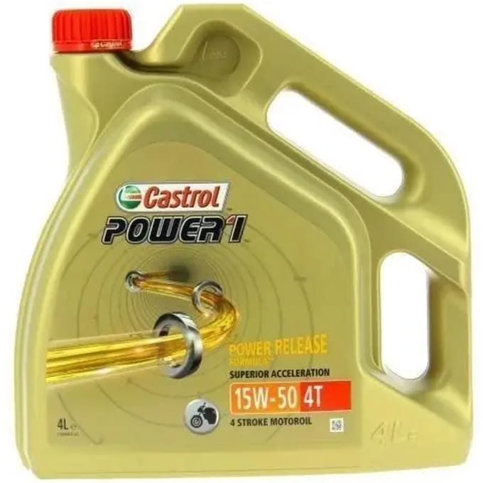4-takt motorolie 15w50 halfsynthetisch Castrol Power 1